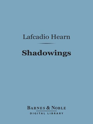 cover image of Shadowings (Barnes & Noble Digital Library)
